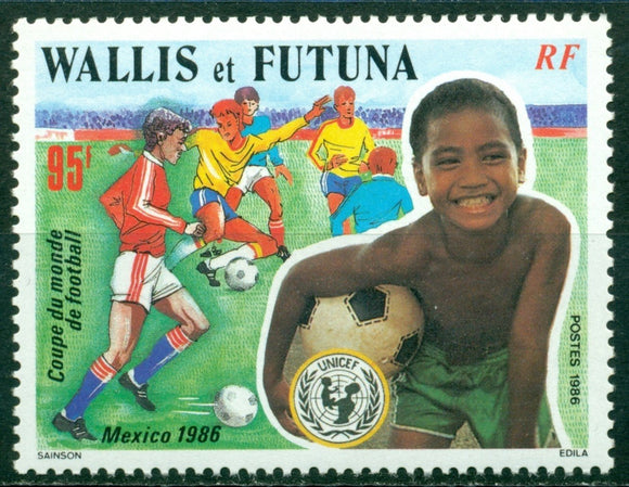 Wallis & Futuna Scott #339 MNH WORLD CUP 1986 Mexico Soccer Football CV$2+