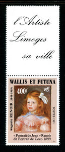 Wallis & Futuna Scott #410 MNH Portrait of Jean by Renoir CV$9+