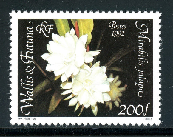 Wallis & Futuna Scott #439 MNH Flowers FLORA CV$5+