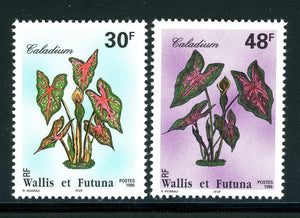 Wallis & Futuna Scott #484-485 MNH Local Plants FLORA $$