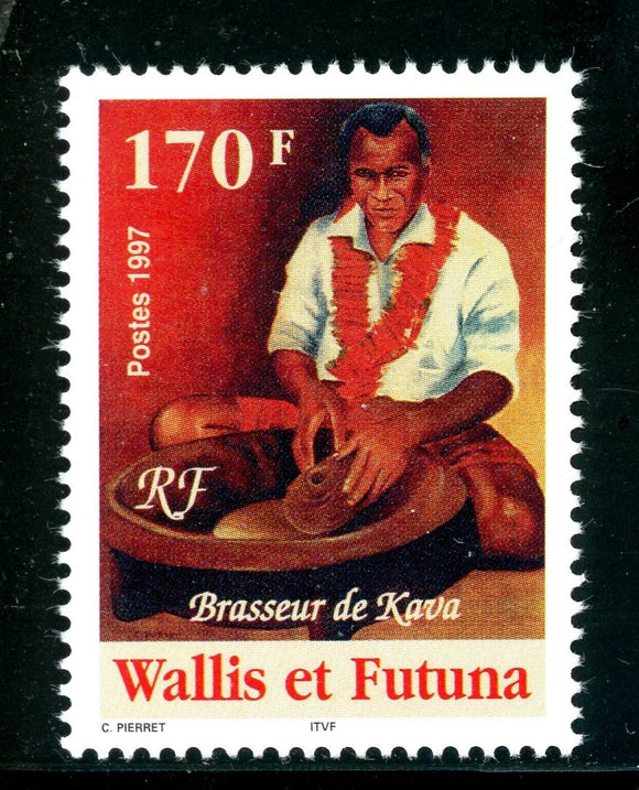 Wallis & Futuna Scott #492 MNH Brasseur de Kava CV$4+
