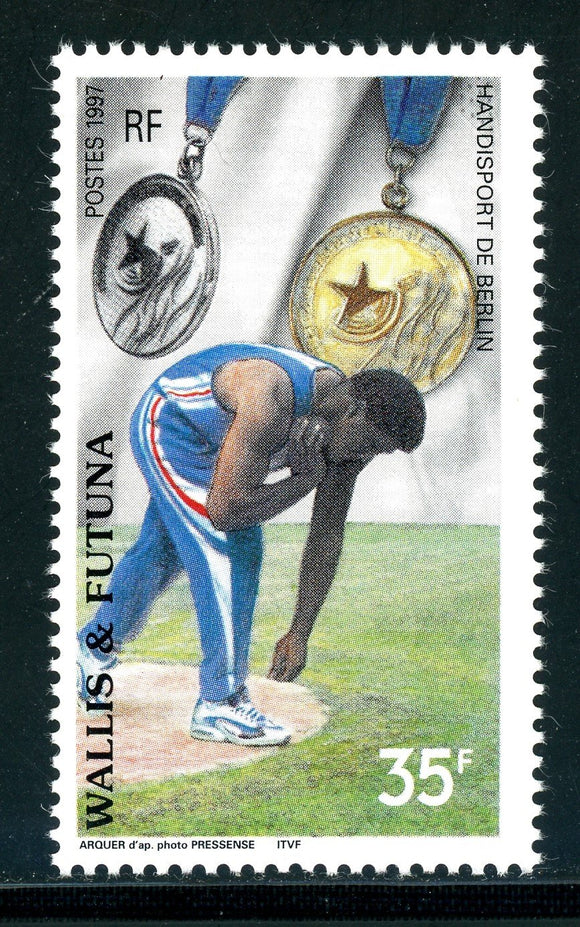 Wallis & Futuna Scott #499 MNH Berlin Handicapped Sports Festival $$
