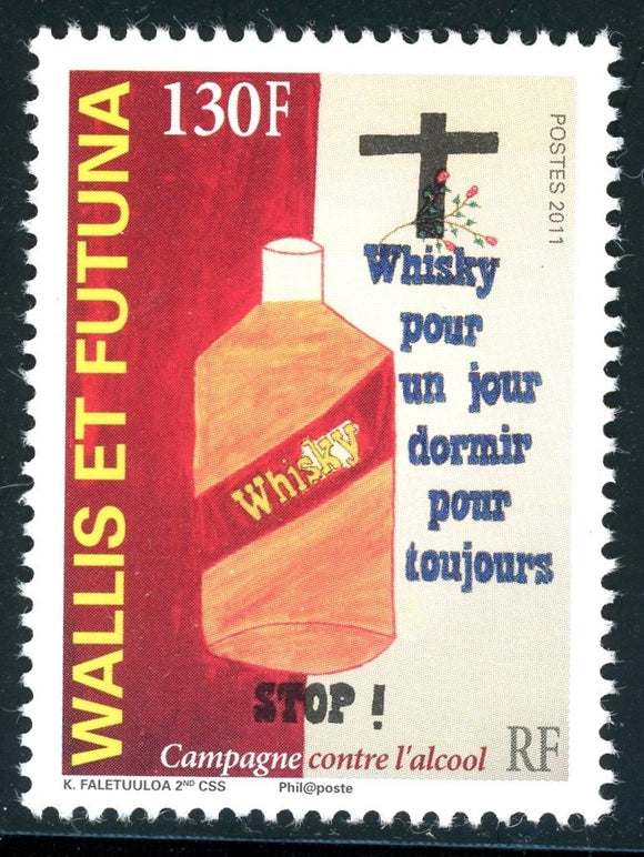 Wallis & Futuna Scott #696 MNH Campaign Against Alcoholism CV$3+