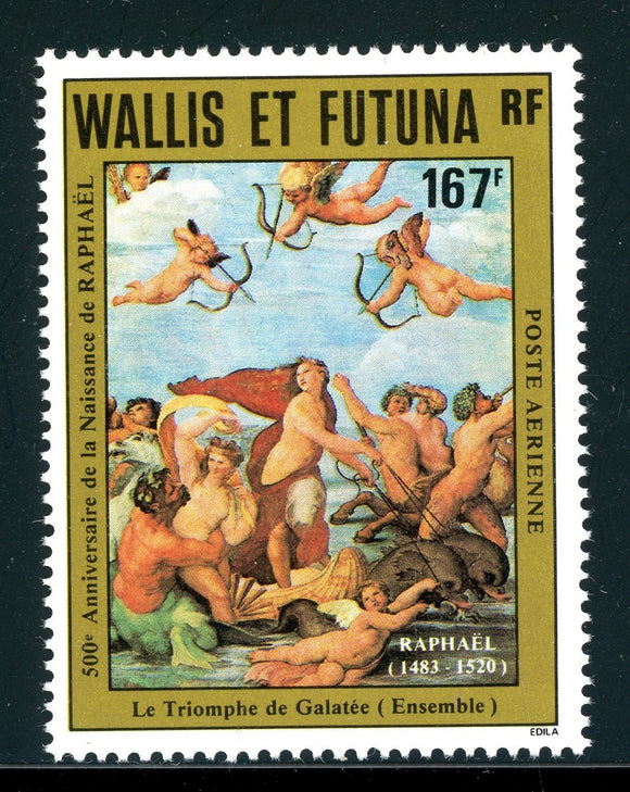 Wallis & Futuna Scott #C126 MNH Raphael 500th Birth ANN CV$5+