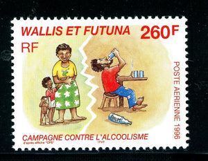 Wallis & Futuna Scott #C193 MNH Campaign to Control Alcoholism CV$6+