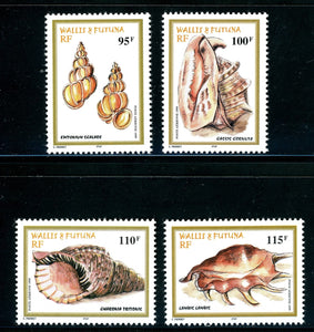 Wallis & Futuna Scott #C207-C210 MNH Sea Shells CV$10+