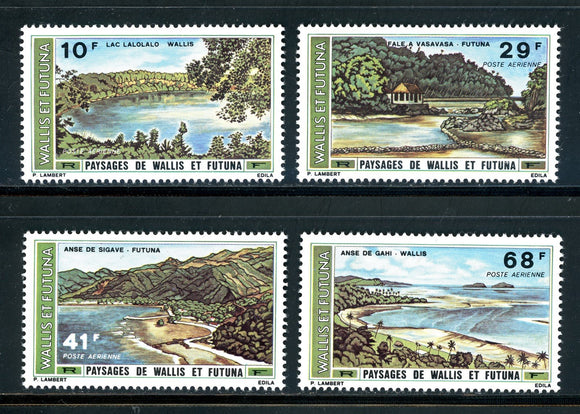 Wallis & Futuna Scott #C65-C68 MNH Landscapes CV$12+