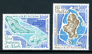 Wallis & Futuna Scott #C78-C79 MNH Maps of Wallis and Uvea Islands CV$35+