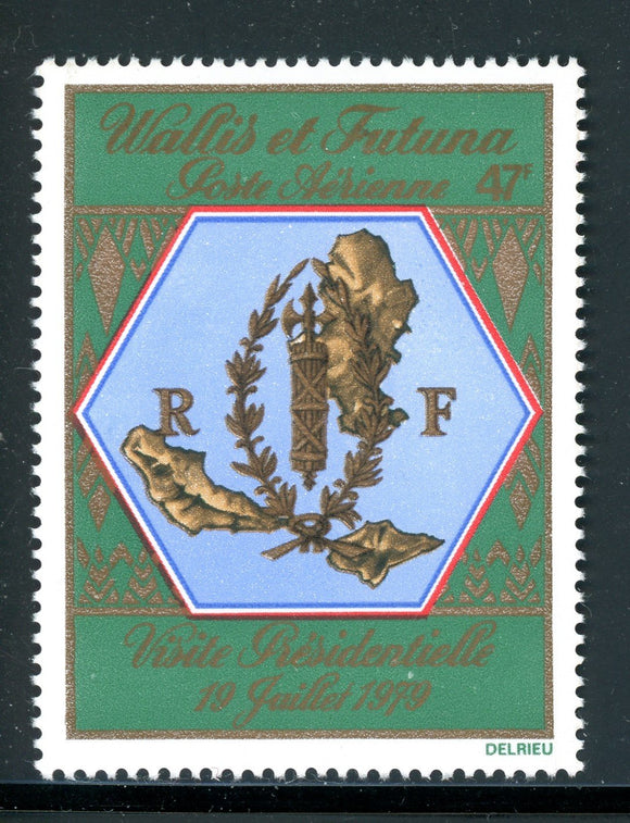 Wallis & Futuna Scott #C95 MNH Visit of Pres. Giscard d'Estaing CV$2+