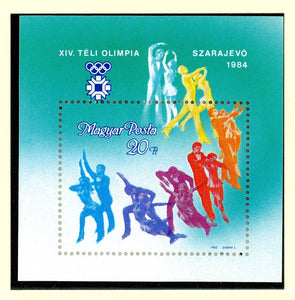Hungary Scott #2824 MNH S/S OLYMPICS 1984 Sarajevo CV$3+
