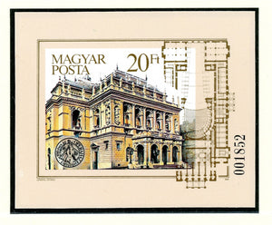 Hungary Scott #2883 IMPERF MNH S/S Budapest Opera House Centenary CV$20+
