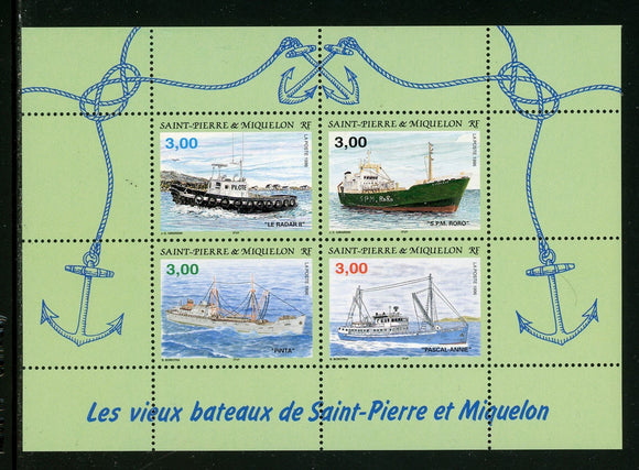 St. Pierre & Miquelon Scott #628 MNH S/S Ships CV$7+