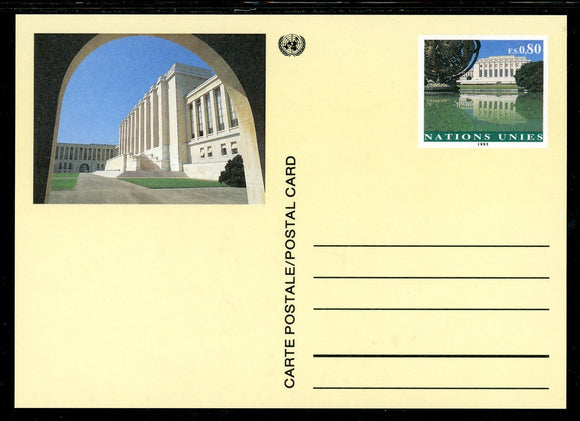 UN-Geneva OS #11 POSTCARD 1993 Building $$