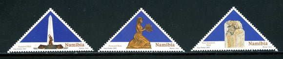 Namibia Scott #1018-1020 MNH Heroes Acre Monuments CV$4+