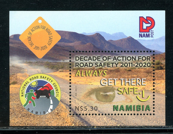 Namibia Scott #1205 MNH S/S Road Safety Campaign CV$8+