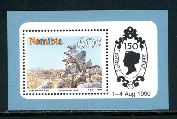 Namibia Scott #665a MNH S/S Penny Black 100th ANN CV$4+