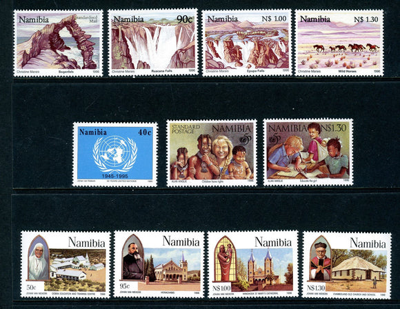 Namibia Scott #792//803 MNH ASSORTMENT of 4 COMPLETE ISSUES $$