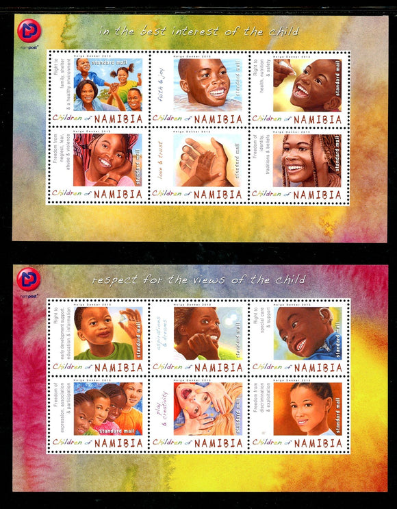 Namibia Scott #1264-1265 MNH S/S Children CV$15+