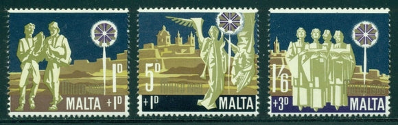 Malta Scott #B1-B3 MNH Christmas 1969 $$