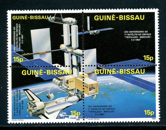 Guinea-Bissau Scott #688i-l MNH BLOCK Apollo 11 Moon Landing 25th ANN $$