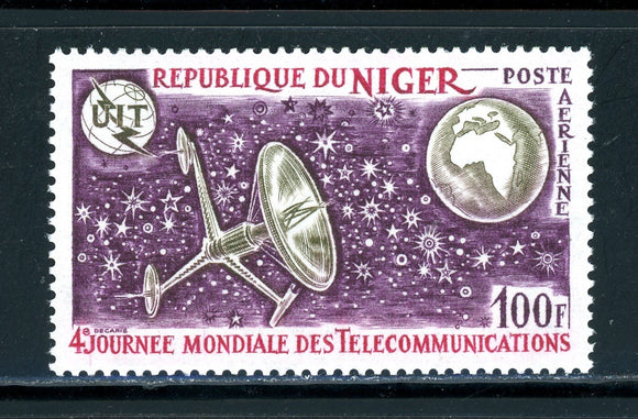 Niger Scott #C186 MNH World Telecommunications Day 1972 $$