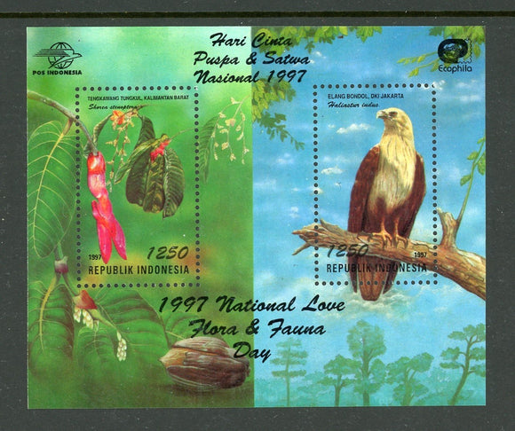 Indonesia Scott #1738 MNH S/S National Love Flora and Fauna Day CV$2+