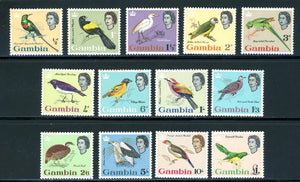 Gambia Scott #175-187 MNH 1963 Definitives COMPLETE Birds CV$65+