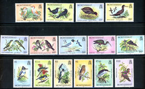 Montserrat Scott #525-538 MNH Birds and Plants FAUNA CV$43+