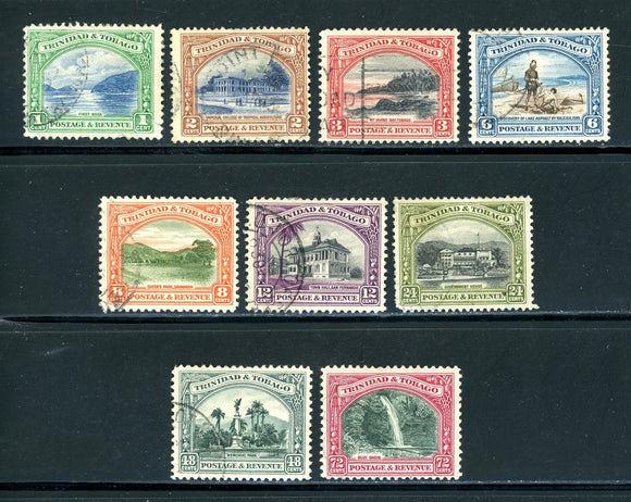 Trinidad & Tobago Scott #34-42 USED 1935-1937 Definitive Set COMPLETE CV$65+