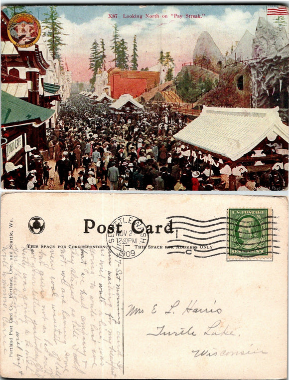 1909 Postcard from Seattle 
