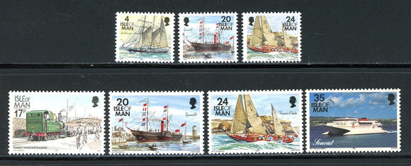 Isle of Man Assortment #43 MNH Ships and Trains $$