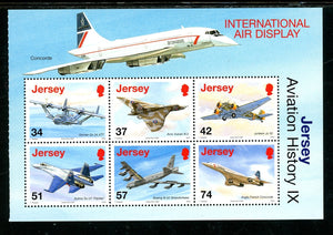 Jersey Scott #1286a MNH PANE Airplanes CV$8+ os2