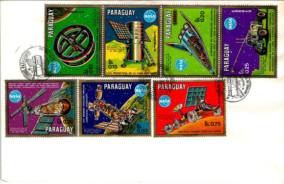 Paraguay Scott #1284-1286 FIRST DAY COVER Future Space Projects $$ 377330