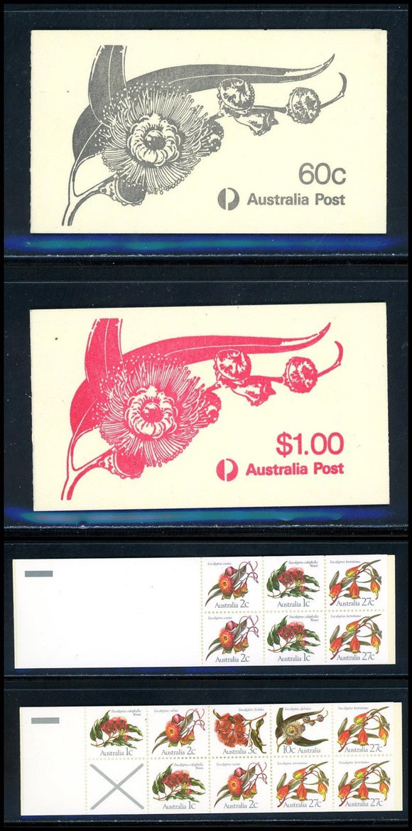 Australia Scott #852a-852b MNH BOOKLETS Eucalypts FLORA CV$6+ 378313