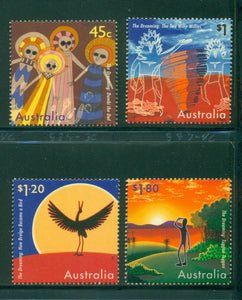 Australia Scott #1608-1611 MNH "The Dreaming" Animated Stories CV$8+ 378339