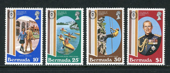 Bermuda Scott #415-418 MNH Duke of Edinburgh's Awards $$ 378360