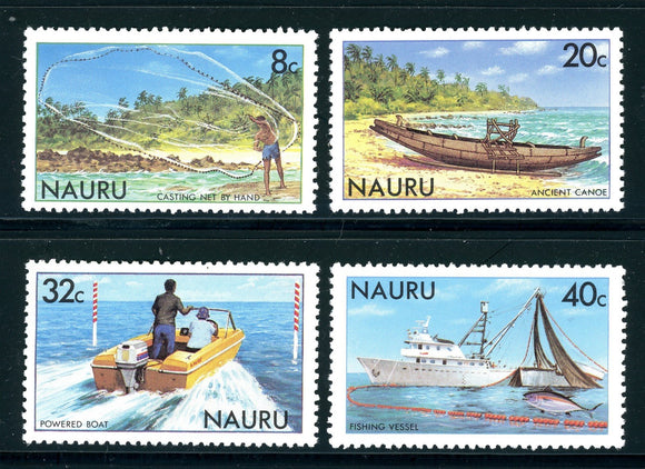 Nauru Scott #227-230 MNH Fishing $$ 378416