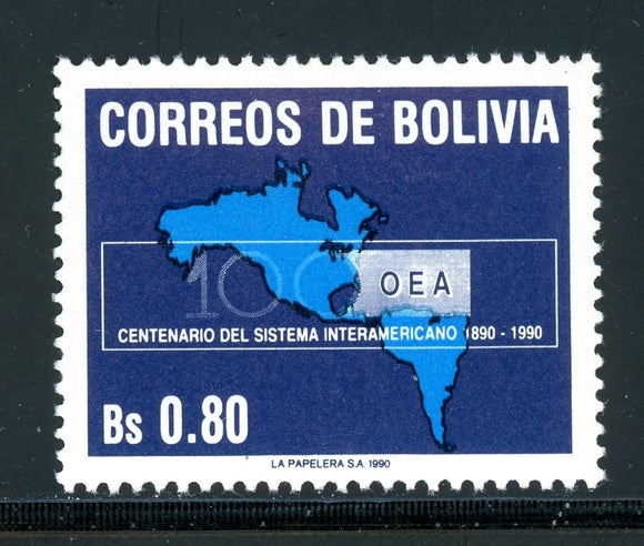 Bolivia Scott #803 MNH OAS Centenary $$ 380910