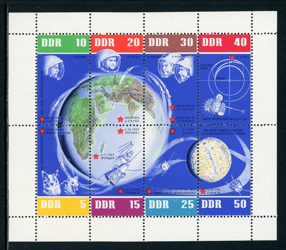 Germany DDR Scott #634 MNH S/S Russian Space Flights CV$25+ 380961