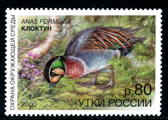 Russia OS #1210 MNH Ducks 2000 Birds FAUNA $$ 381021