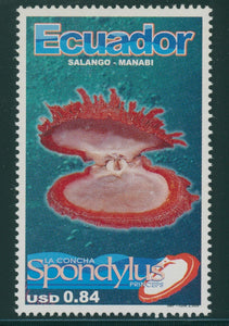 Ecuador Scott #1555 MNH Spondylus FAUNA CV$5+ 381102