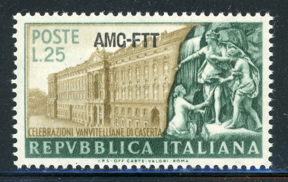 AMG-FTT Trieste MNH: Scott #142 25l VANVITELLI Architecture CV$4+