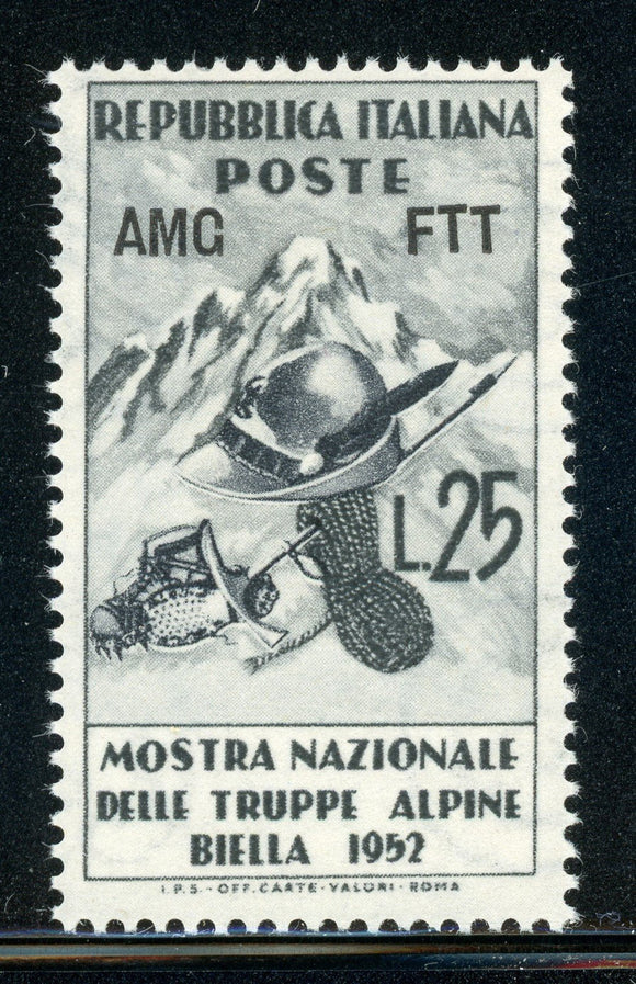 AMG-FTT Trieste MNH: Scott #154 25l Alpine Troop EXPO CV$4+