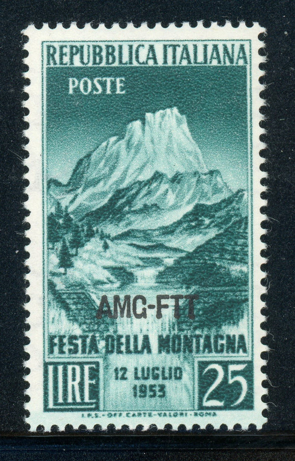 AMG-FTT Trieste MNH: Scott #181 25l Festival of the Mountain CV$4+