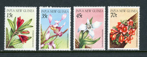 Papua New Guinea Scott #651-654 MNH Indigenous Orchids FLORA CV$9+ 382803 ish-1