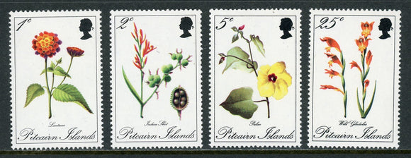 Pitcairn Islands Scott #110-113 MNH Indigenous Flowers $$ 382806 ish-1