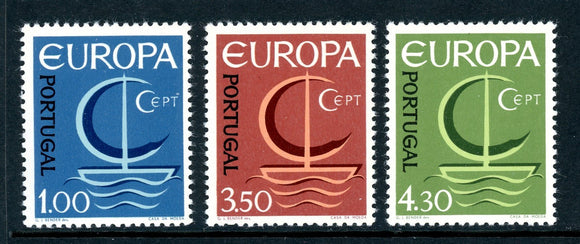 Portugal Scott #980-982 MNH Europa 1966 CV$9+ 382825 ish-1