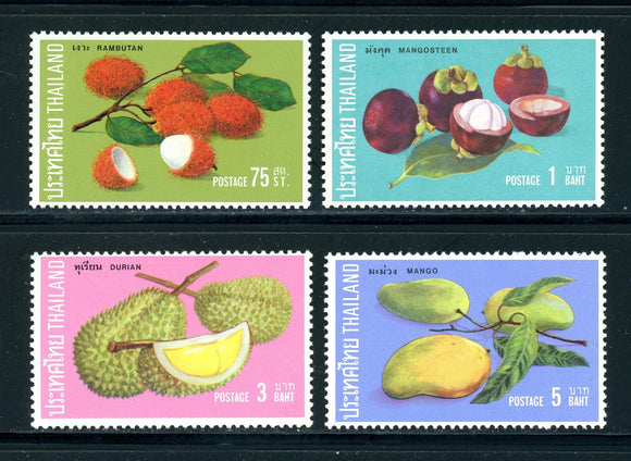 Thailand Scott #633-636 MNH Fruit FLORA CV$20+ 382871 ish-1