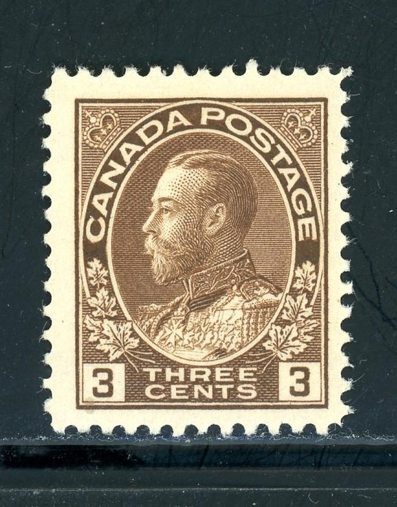 Canada Scott #108 MNH King George V 3c brn CV$65+ 382874 ish-1