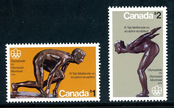 Canada Scott #656-657 MNH OLYMPICS 1976 Montreal CV$6+ 382889 ish-1